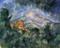 Montagne Sainte Victoire y el castillo negro Paul Cezanne